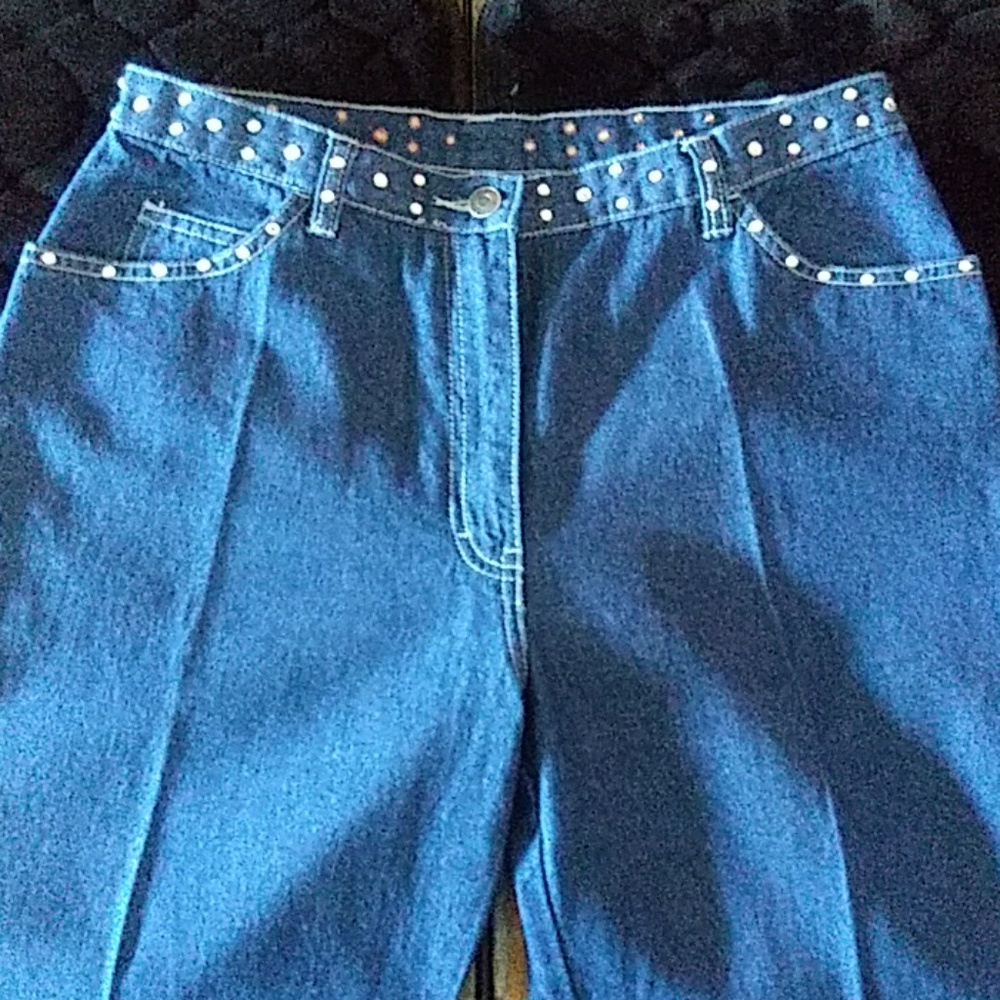 Style & Co. Women's Rhinestone  Flare Leg Jeans